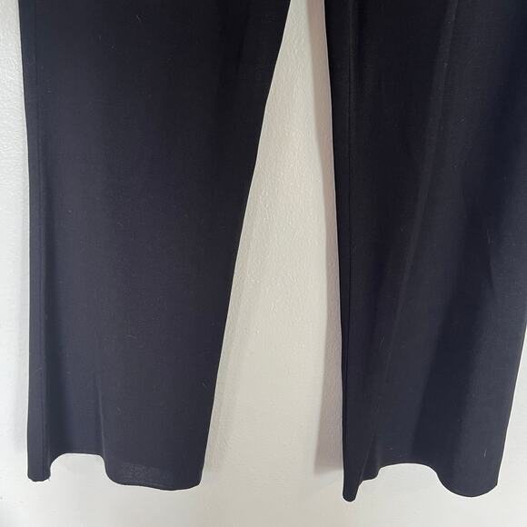Misook Nancy Slim Leg Mylana Knit Pant Black Women's PL Petite Large L Elastic - Picture 5 of 10